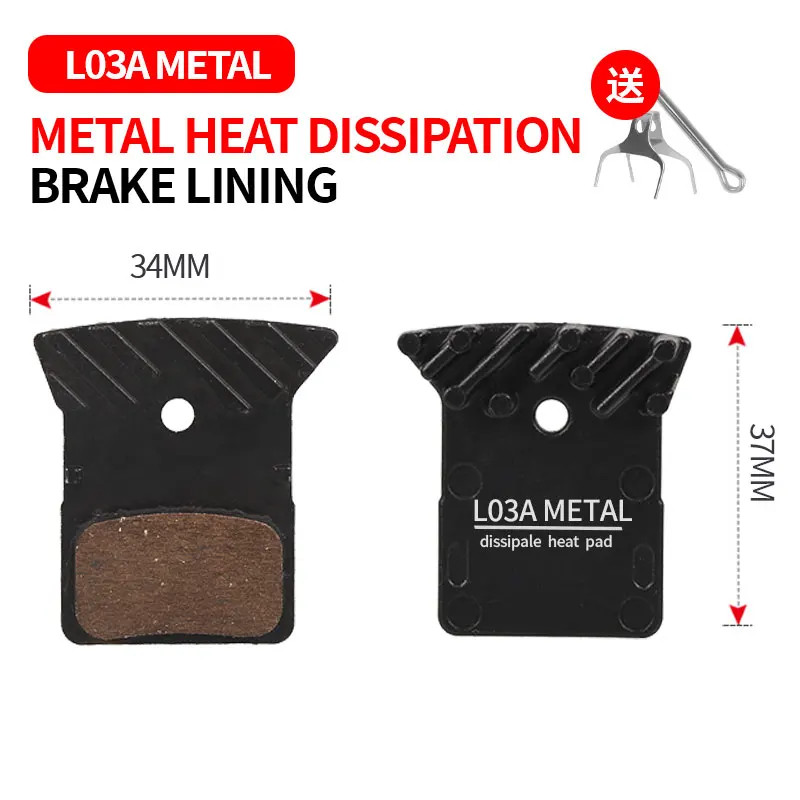 MTB Bike Disc Brake Pads J02A Resin Ice Tech Bicycle Hydraulic Brakes Pad Calipe