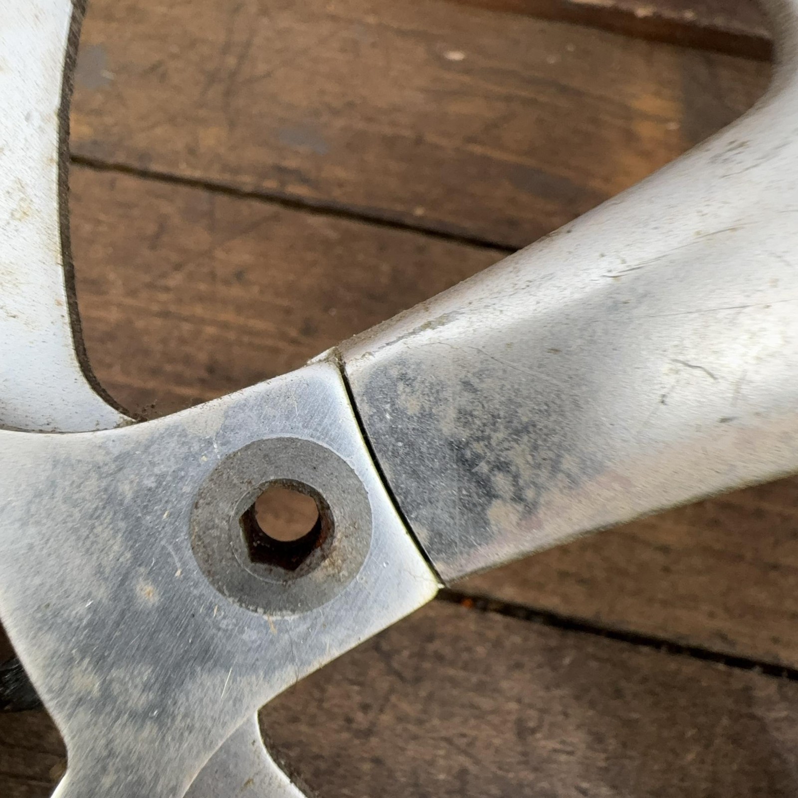 Vintage Stronglight Road Bike Crankset 170mm Double Square Taper Alloy France