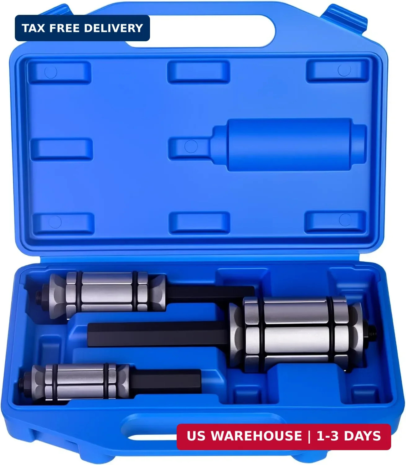 3 PCS Exhaust Pipe Expander Set, 1-1/8″ to 3-1/2″ Tail Pipe Expander Tool Set, M