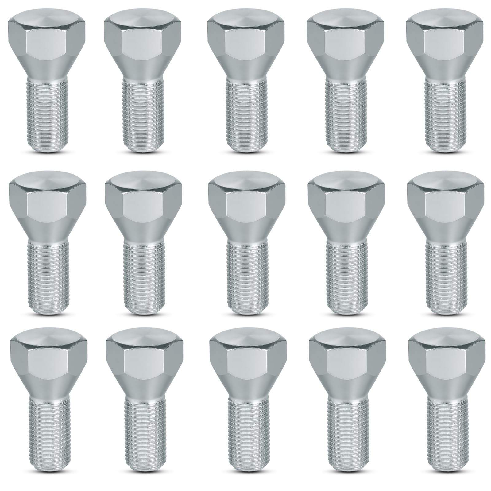 11062A Trailer Lug Bolts, 1/2″-20 x 1-5/8″, 15 Pack