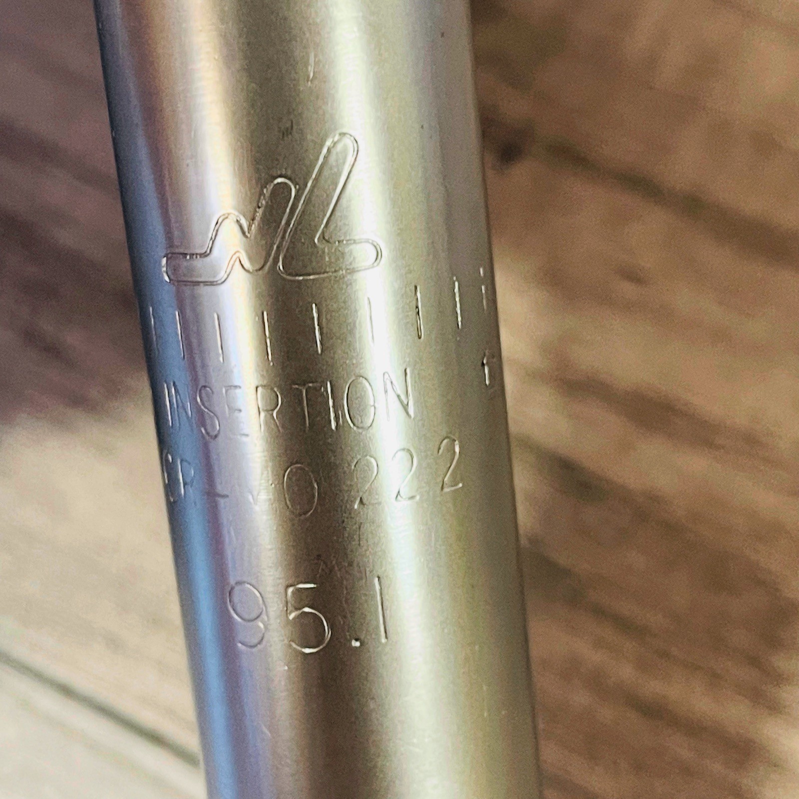 Vintage HL CrMo Steel Quill MTB Stem 1-inch 22.2 125 25.4 0 Degree