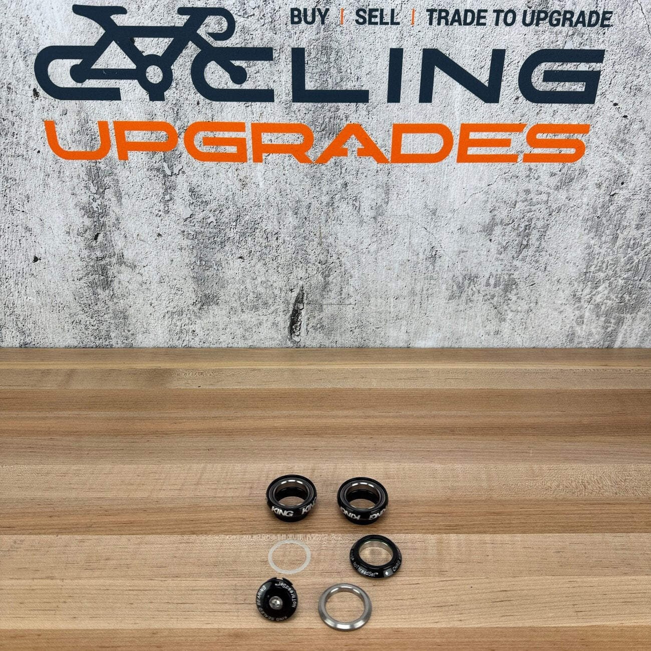 New! Chris King NoThreadSet 1 1/8″ Gloss Black EC34 Bike Headset MSRP $207