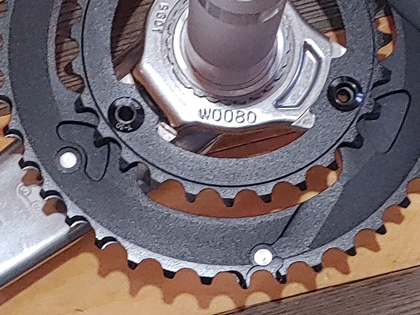 NOS FSA Afterburner Crankset 175 mm BB30 27/40T BCD 86 Hollow Forged Aluminum