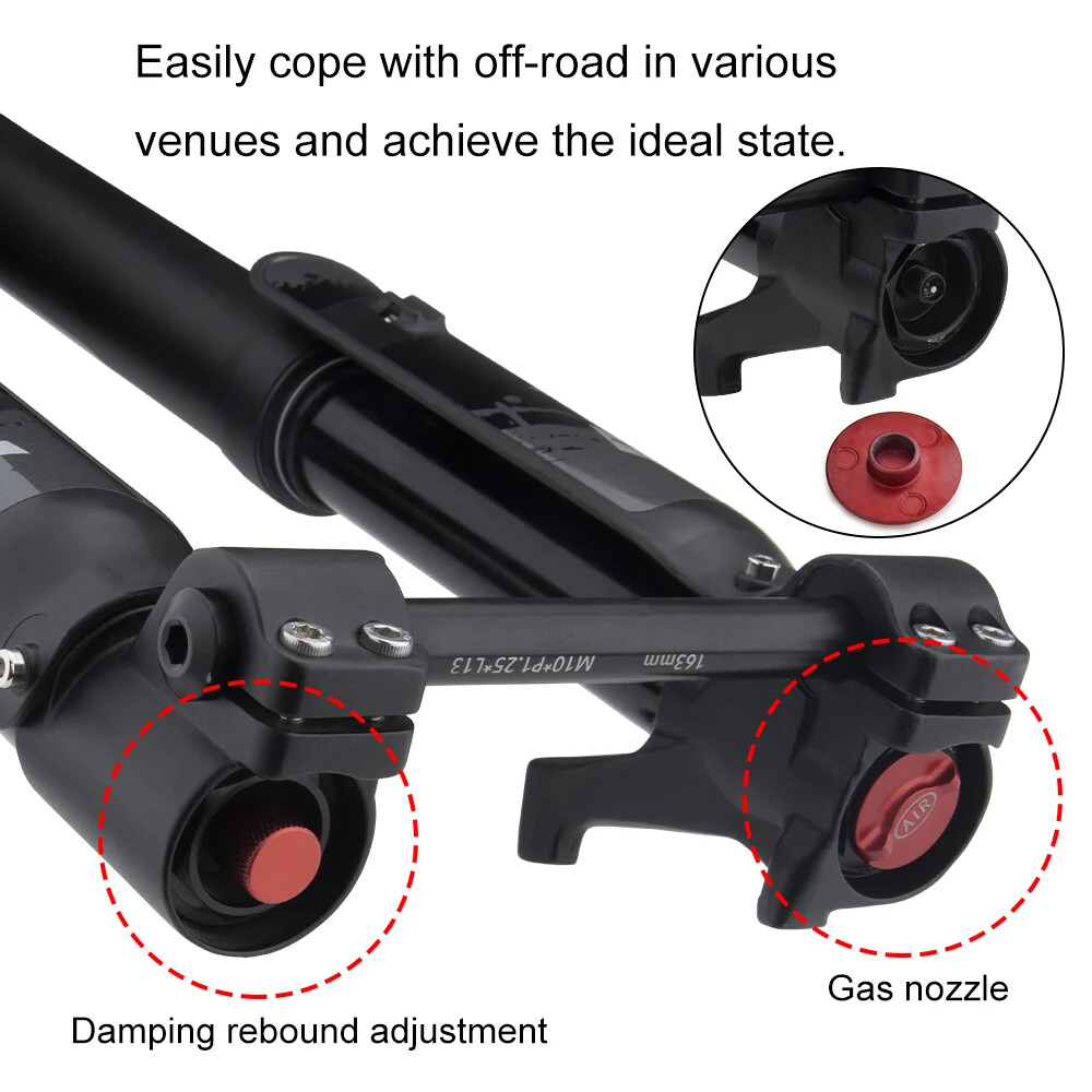 Eectric Bicycle Air Suspension 15*150mm Fork 160MM Thru Axle Inverted Fork