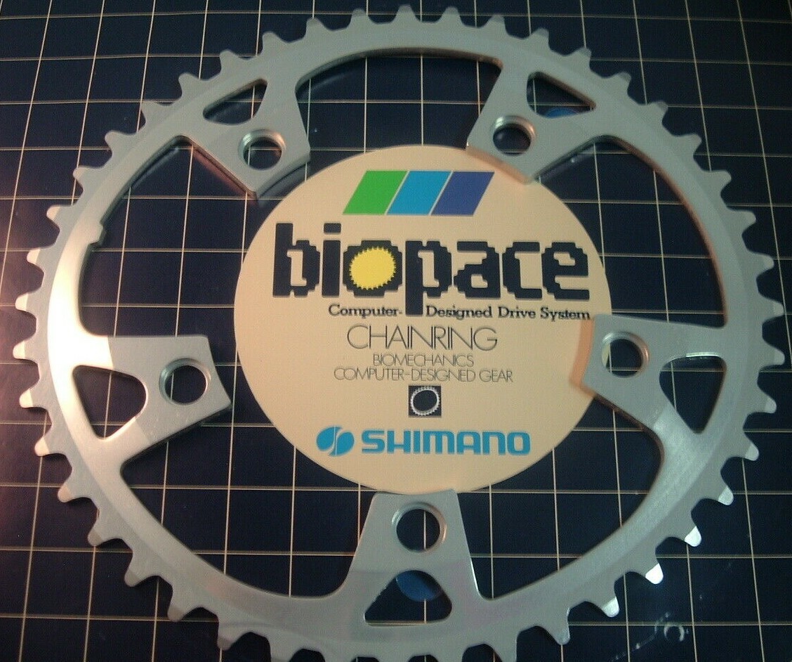 Shimano Deore XT/Touring Biopace 44Tx110BCD MTB Chainring-NEW/NOS-6/7/8-Spd- NIB