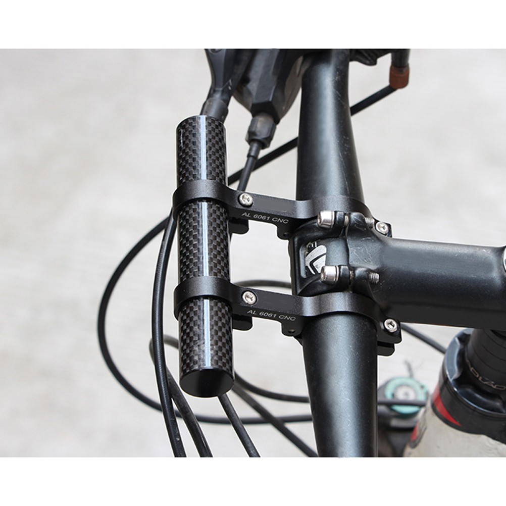 Mountain Bike Handlebars Extensions Extender Cycling Double Clamp
