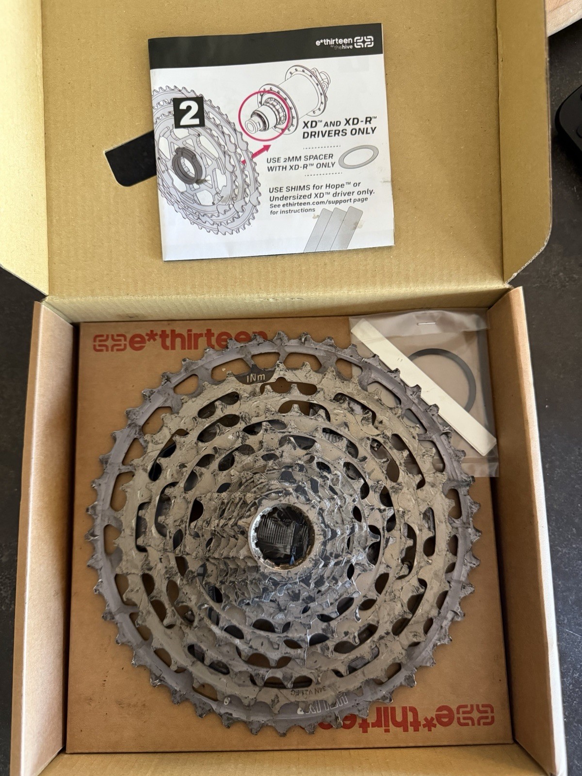 E.13 E*thirteen Helix Race 11 speed Gravel MTB Cassette E13 Grey 9-46t