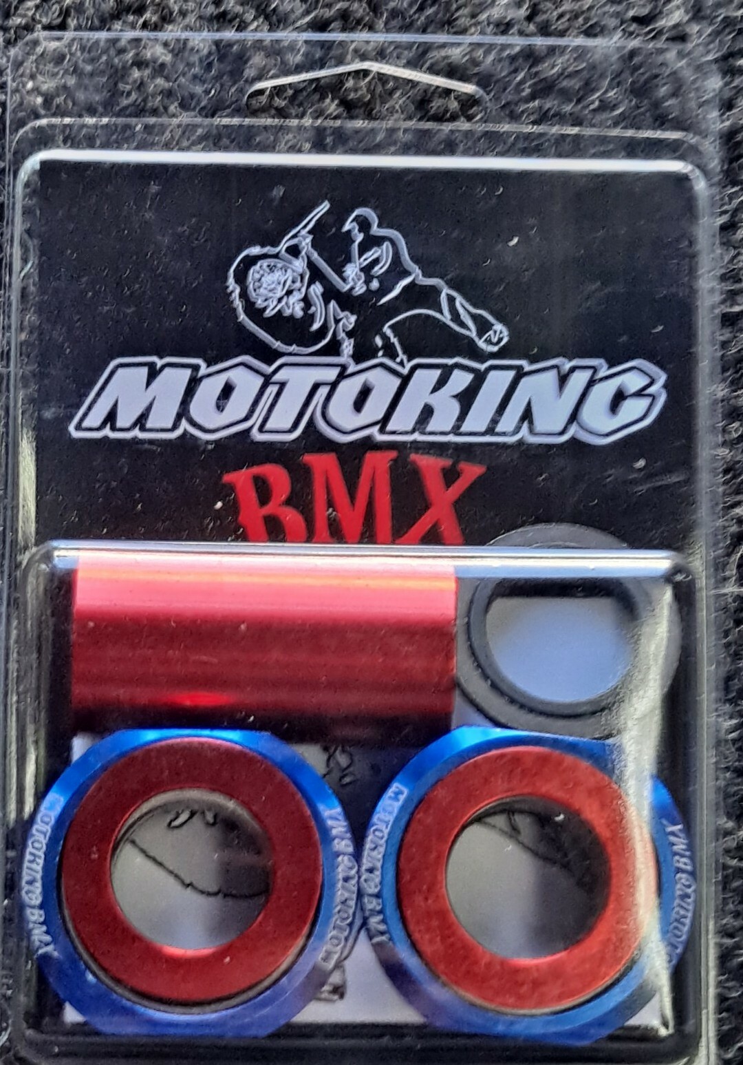 MOTOKING BMX EURO BB 19mm BLUE/RED Limited Edition