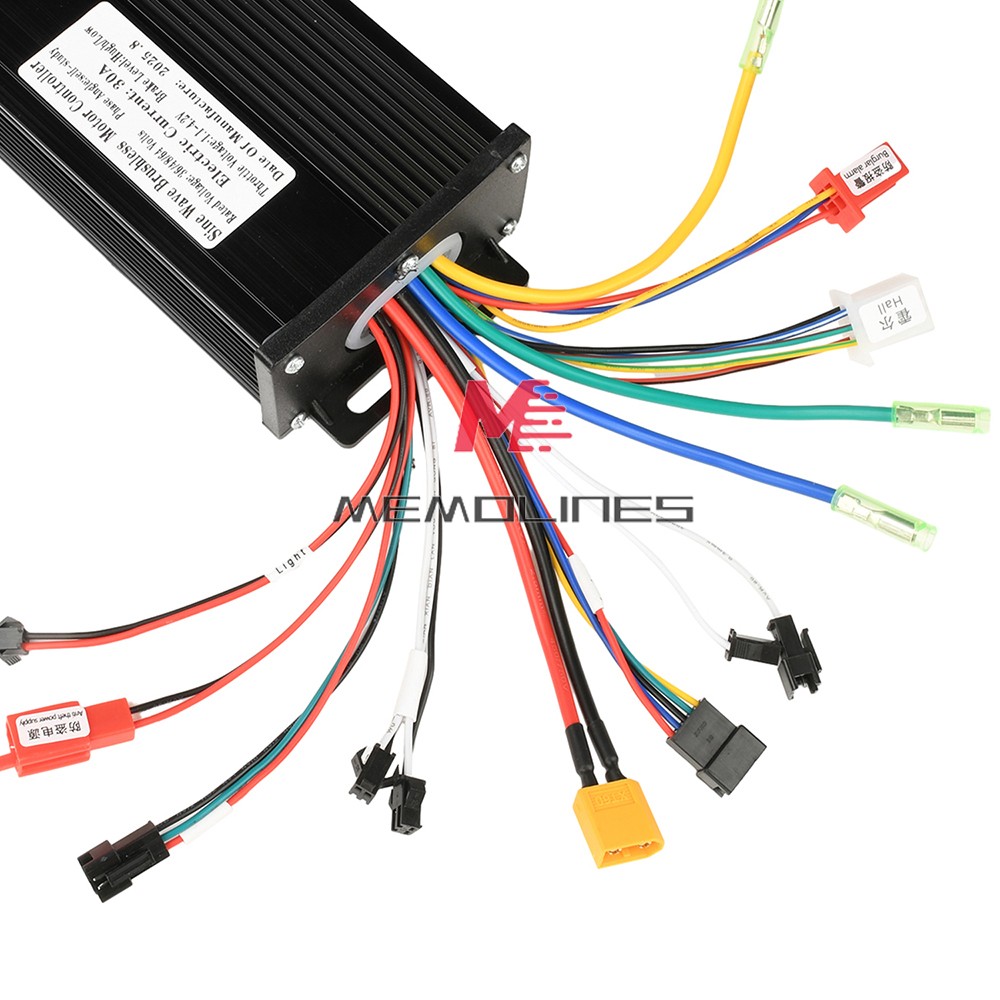 36V 48V 64V 40A 30A 20A Brushless Motor Controller E-Bike S866 LCD Display Meter