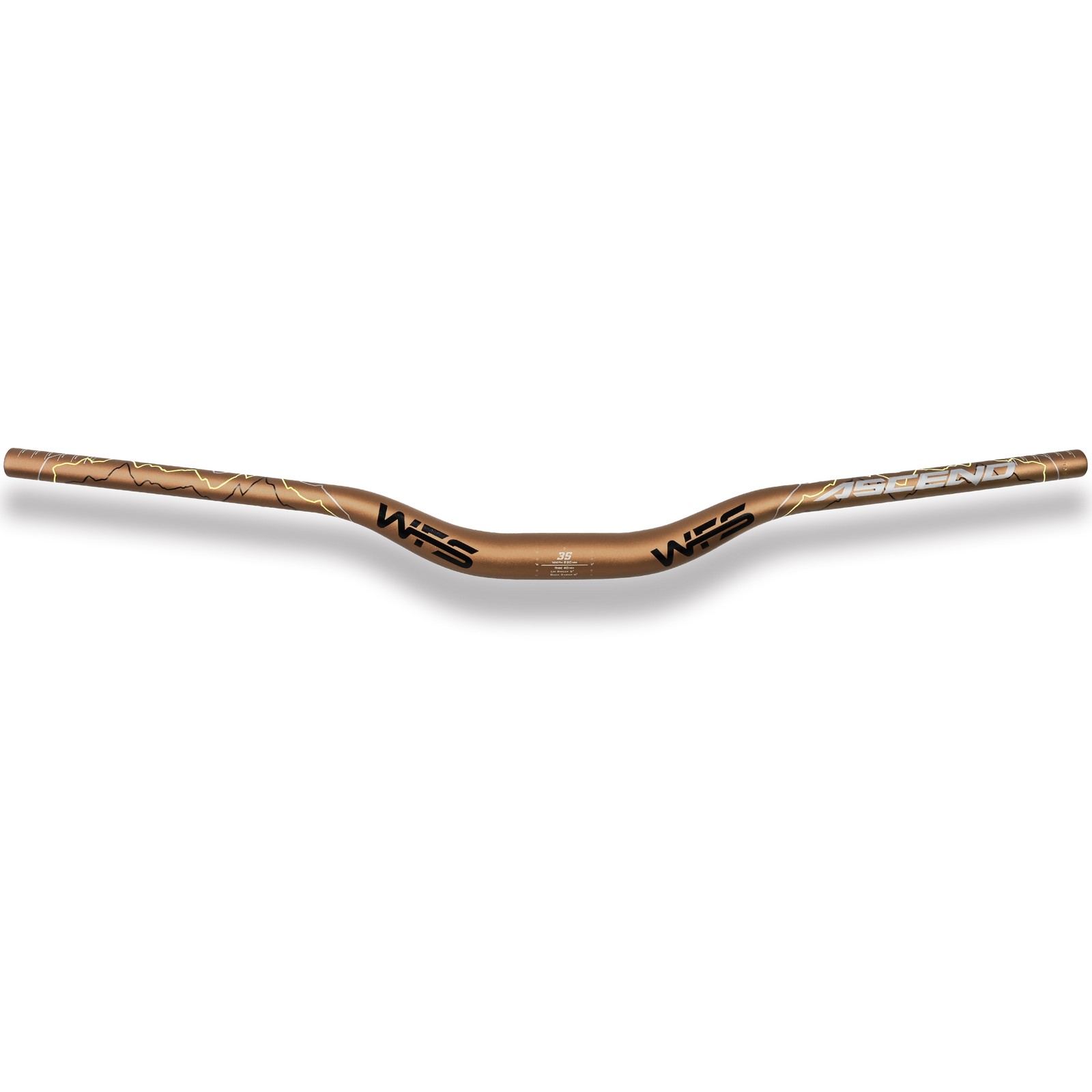 WFS Ascend 35 x 820mm Handlebar 40mm Rise, Cashmoney