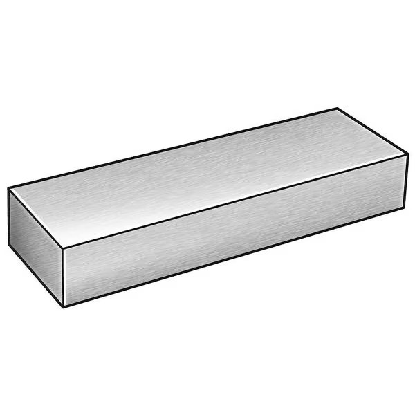 Manufacturer Varies Bar Stock, Aluminum, 6063, 3/16×1 1/2In, 8ft 63F.188X1.5-96