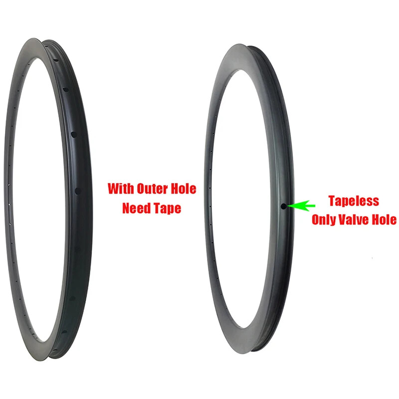 1 Pcs 700C Road Carbon Rim Wide 26mm Deep 30 38 45 50 60mm Disc or V Rim Brake