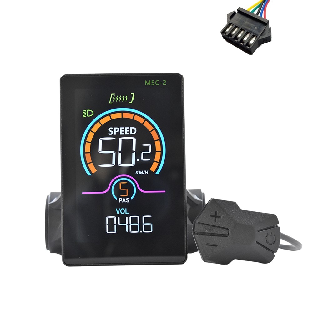 M5C-2 E-Bike Bluetooth LCD Display Meter Electric Scooter Speedometer LCD1643