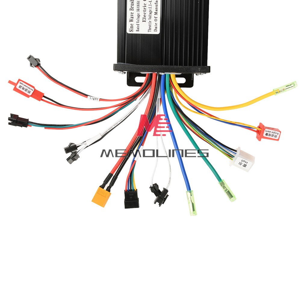 36V 48V 64V 40A 30A 20A Brushless Motor Controller E-Bike S866 LCD Display Meter