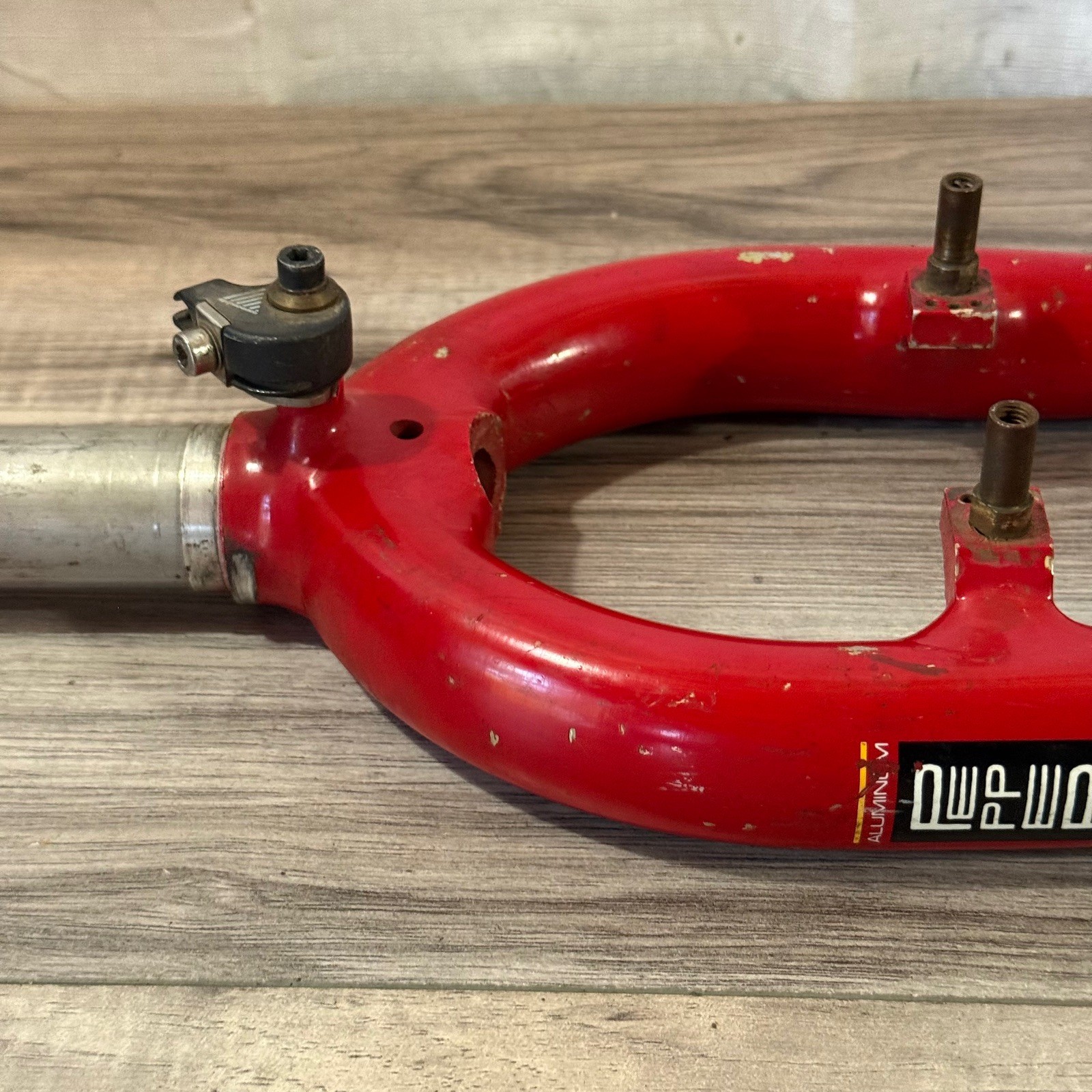 Vintage Cannondale Pepperoni 1 1/4 Threaded Steel Steerer Red 137mm 26