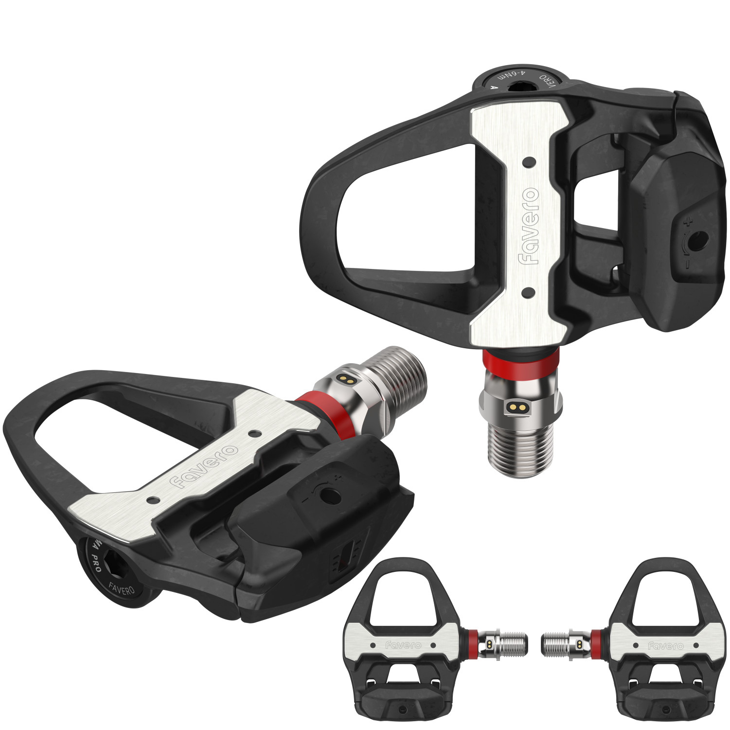 Favero Assioma PRO RS-2 Dual Side Power Meter Pedals with Power Bank Bundle