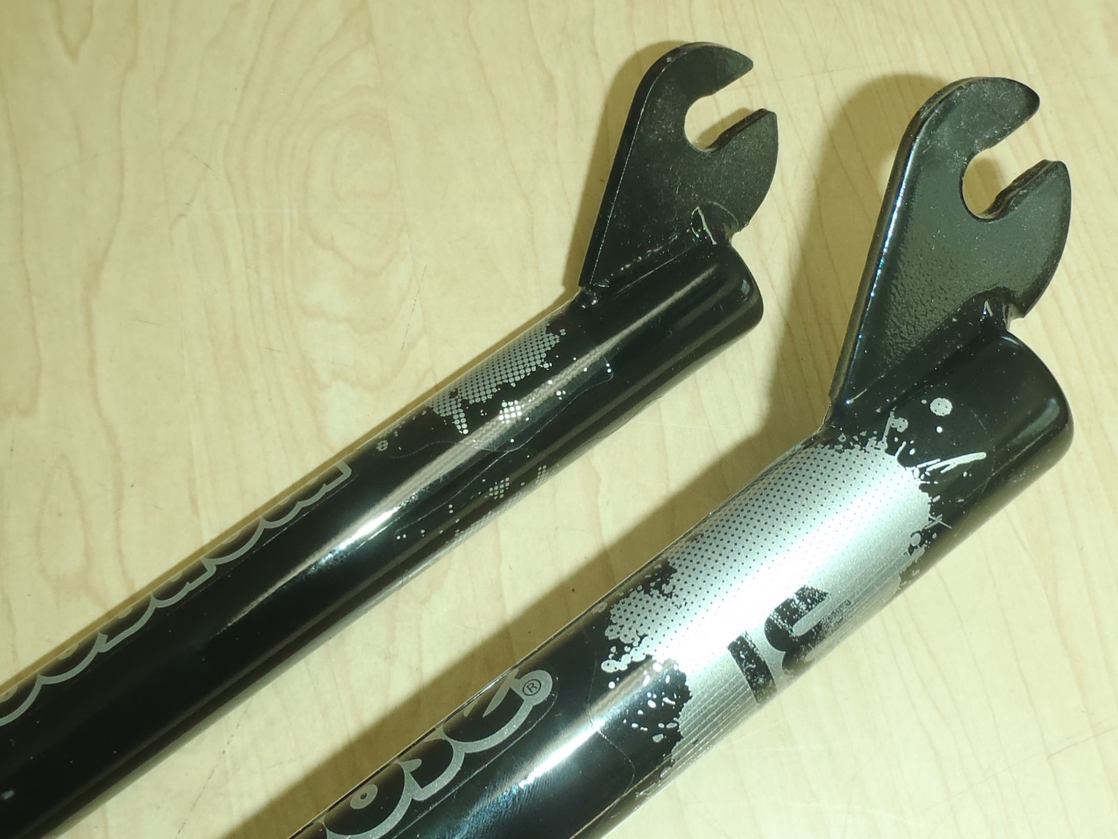 MONGOOSE BLACK/SILVER 20″ BMX BICYCLE FORK PARTS 663