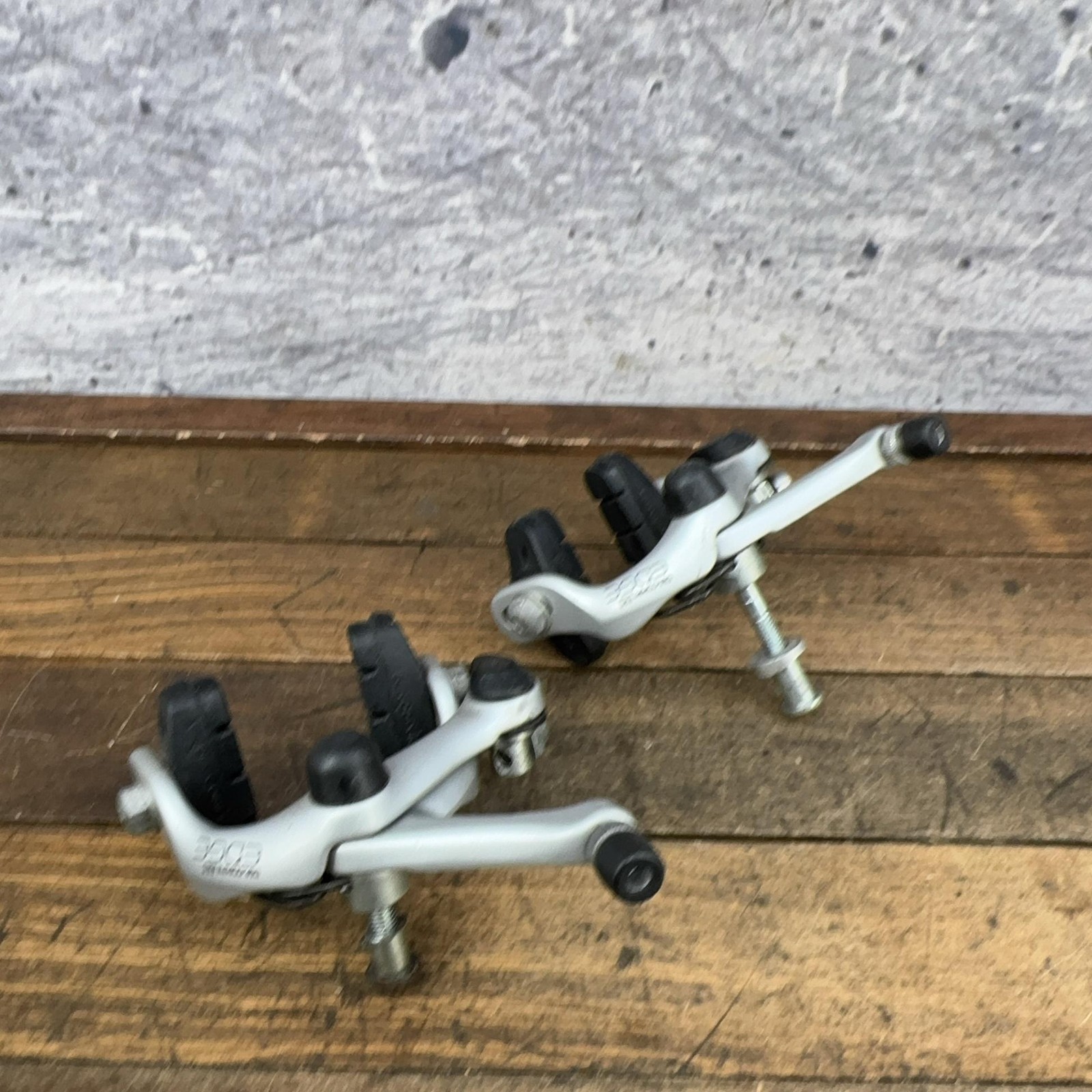 Vintage Dia-Compe EDGE FRS Caliper Brakes Set Silver Side Pull Road Bike Japan