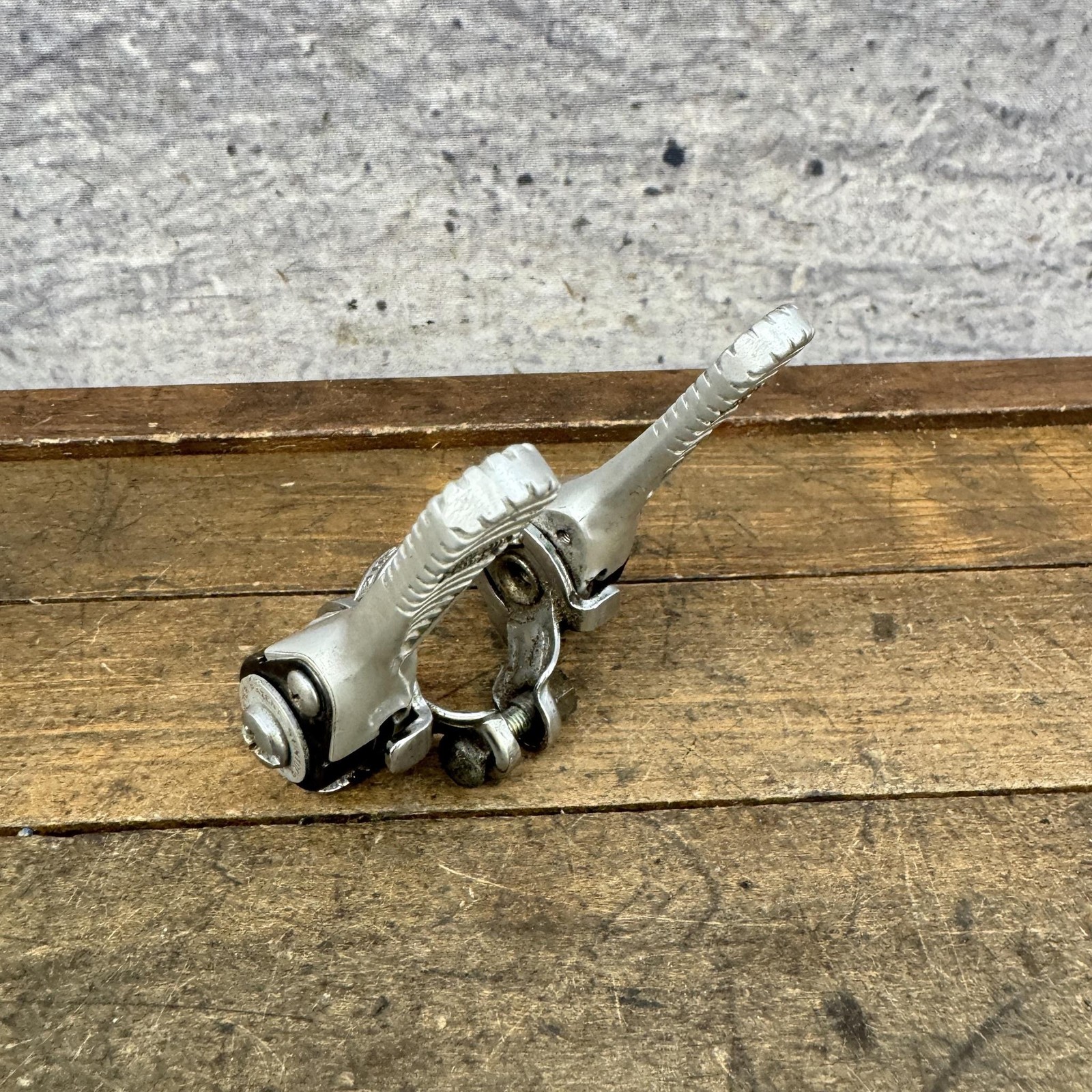 Vintage Suntour Power Shifter Set Down Tube Clamp Ratchet Road FRiction Bike