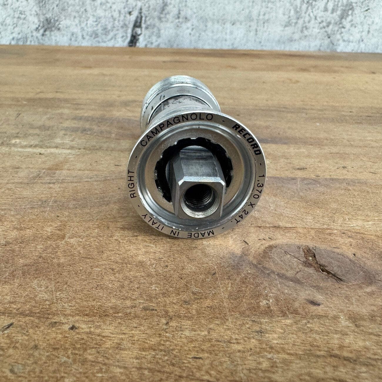 Campagnolo Record 1.37x24T Italian Threaded 102mm Square Taper Bottom Bracket