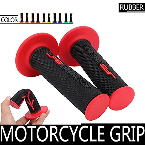 Dirt Bike Grips 7/8” Motorcycle Grips ATV Handlebar Grips Universal for red