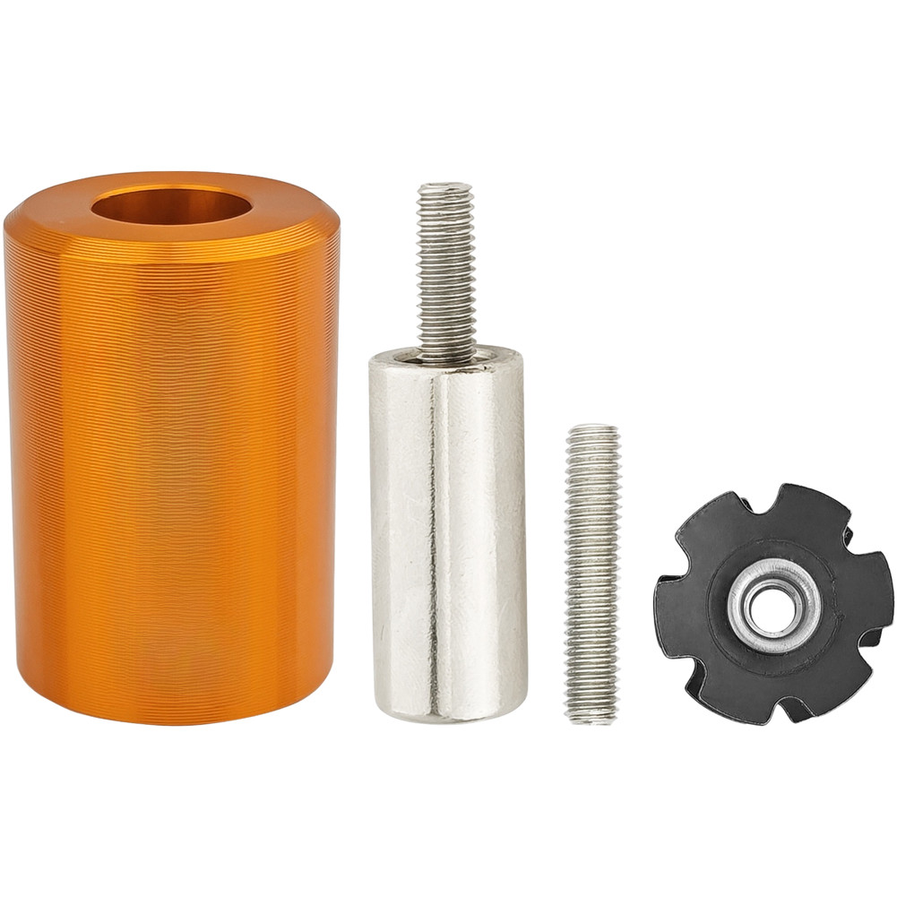 Aluminum Alloy Stainless Steel Fork Star Nut Sleeve 28.6mm OD CNC Precision Fit