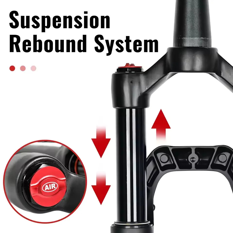 26/27.5/29er MTB BicycleRebound Adjust Lockout Boost Air Fork 120/140mm Travel