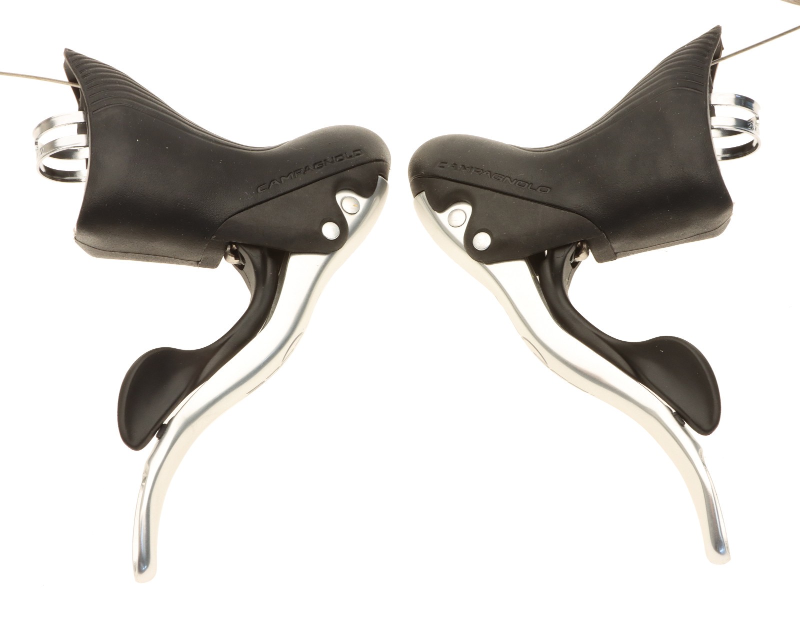 Campagnolo Veloce 10 Speed Ergopower Brake Levers Shifters Silver 2015 NOS NEW