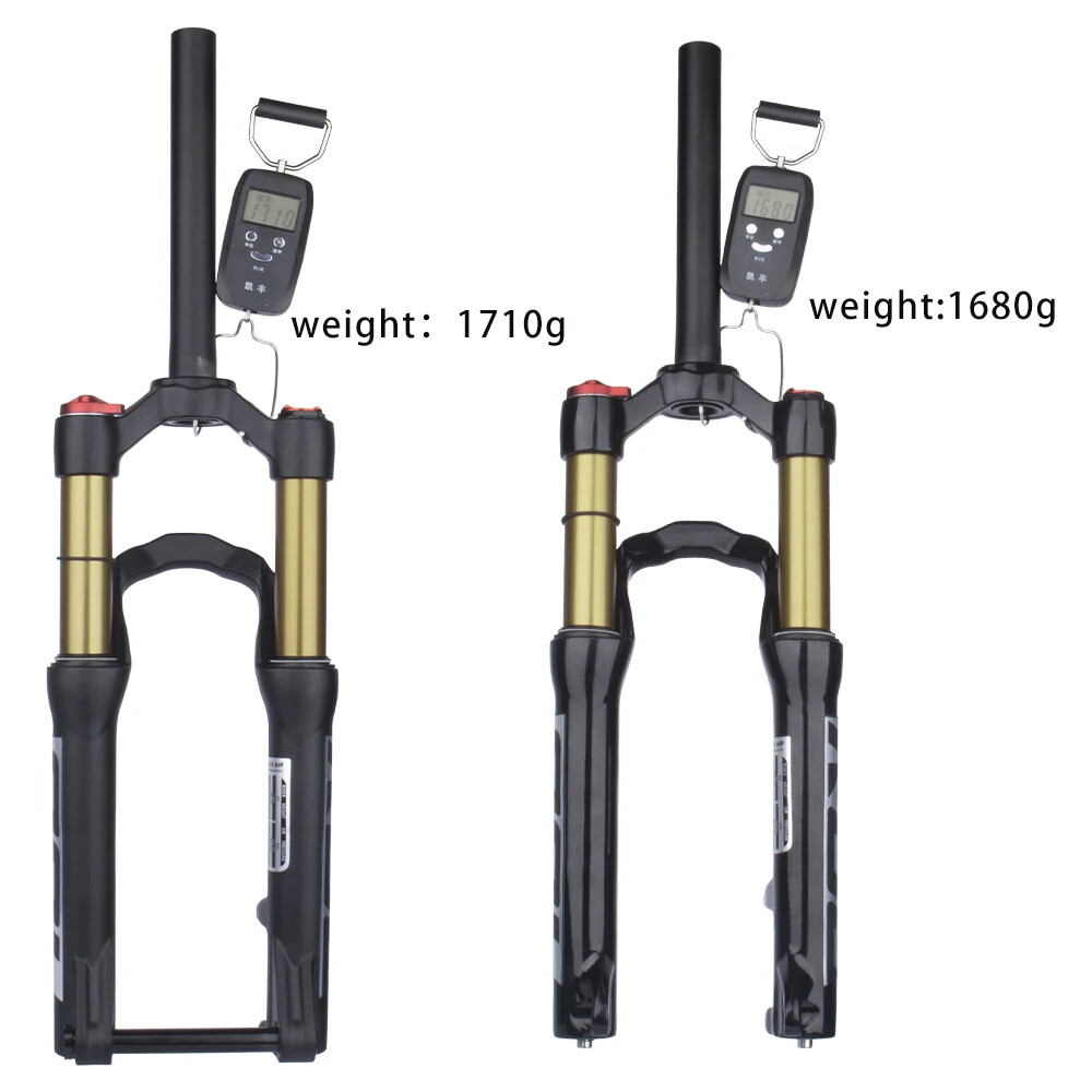 20inch MTB Bicycle Thru-Axle Quick Release Suspension Air Front Frok 90mm Travel
