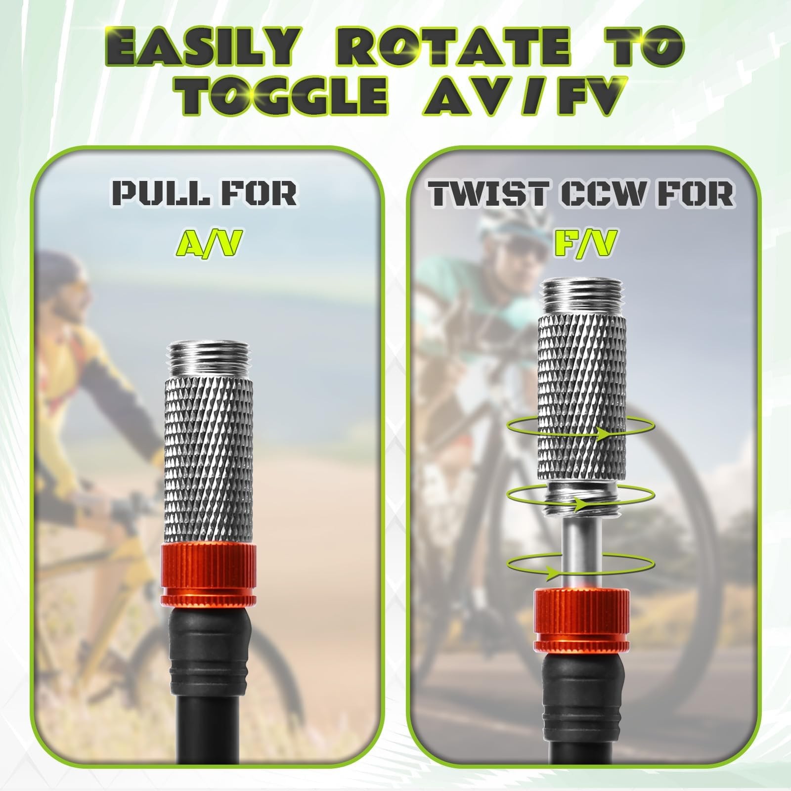 «Bike Shock Pump with Digital Gauge for Mountain & Road Bikes 320 PSI»
