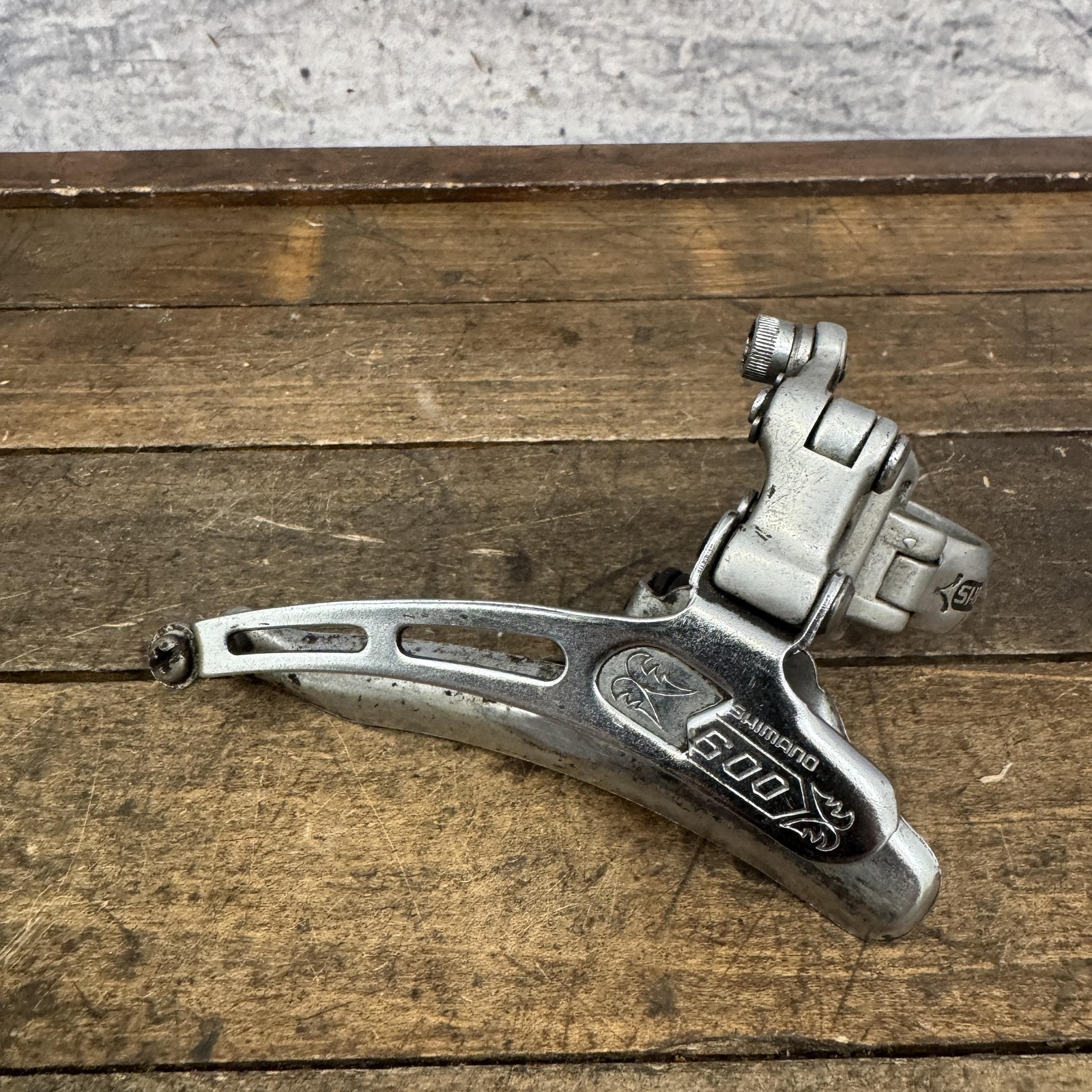 Vintage Shimano 600 Arabesque Front Derailleur 28.6 Clamp Double Japan Road Earl