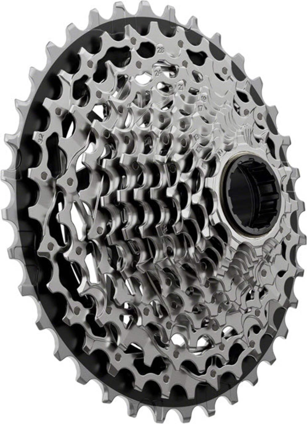 SRAM Force XG-1270 Cassette – 12-Speed, 10-36t, Silver, For XDR Driver Body, E1
