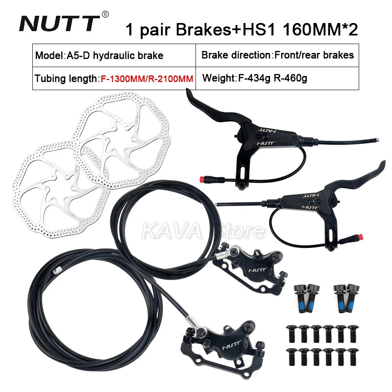Electric Scooter E-Bike Hydraulic Disc Brake 140 160 180mm