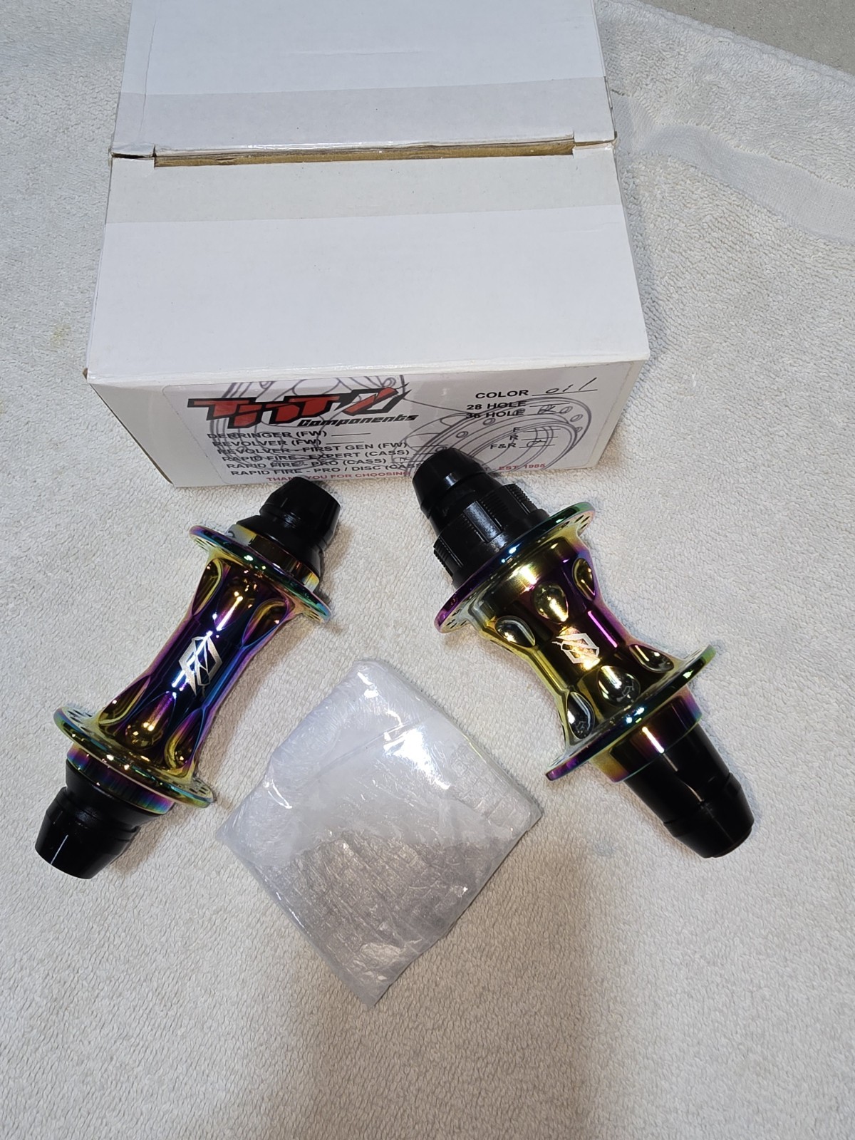 TNT Rapid Fire Cassette Hub set Pro 36H Oil