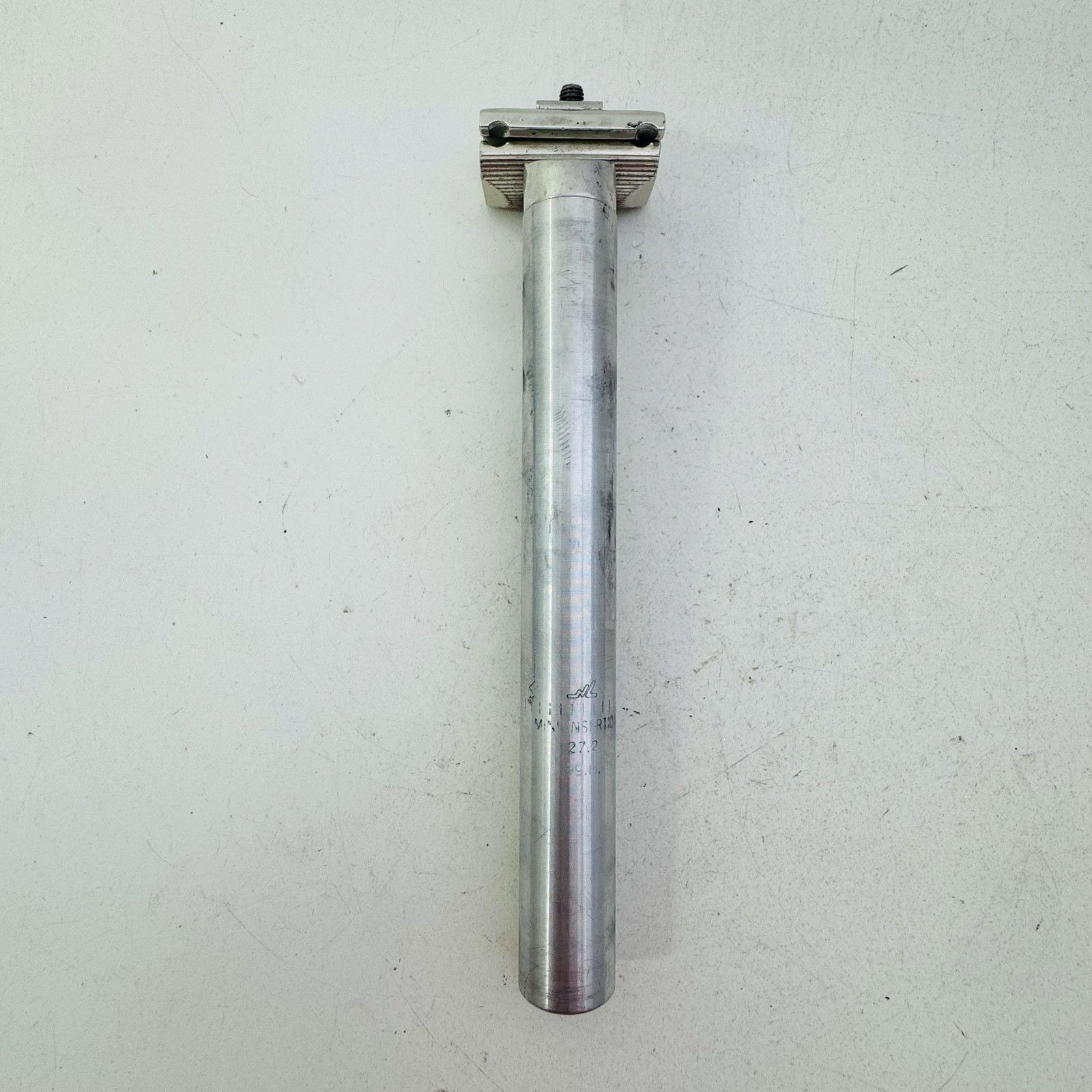 Vintage NL MTB Seatpost 27.2mm Alloy 250mm Silver 1999 Road Universal Bike A41