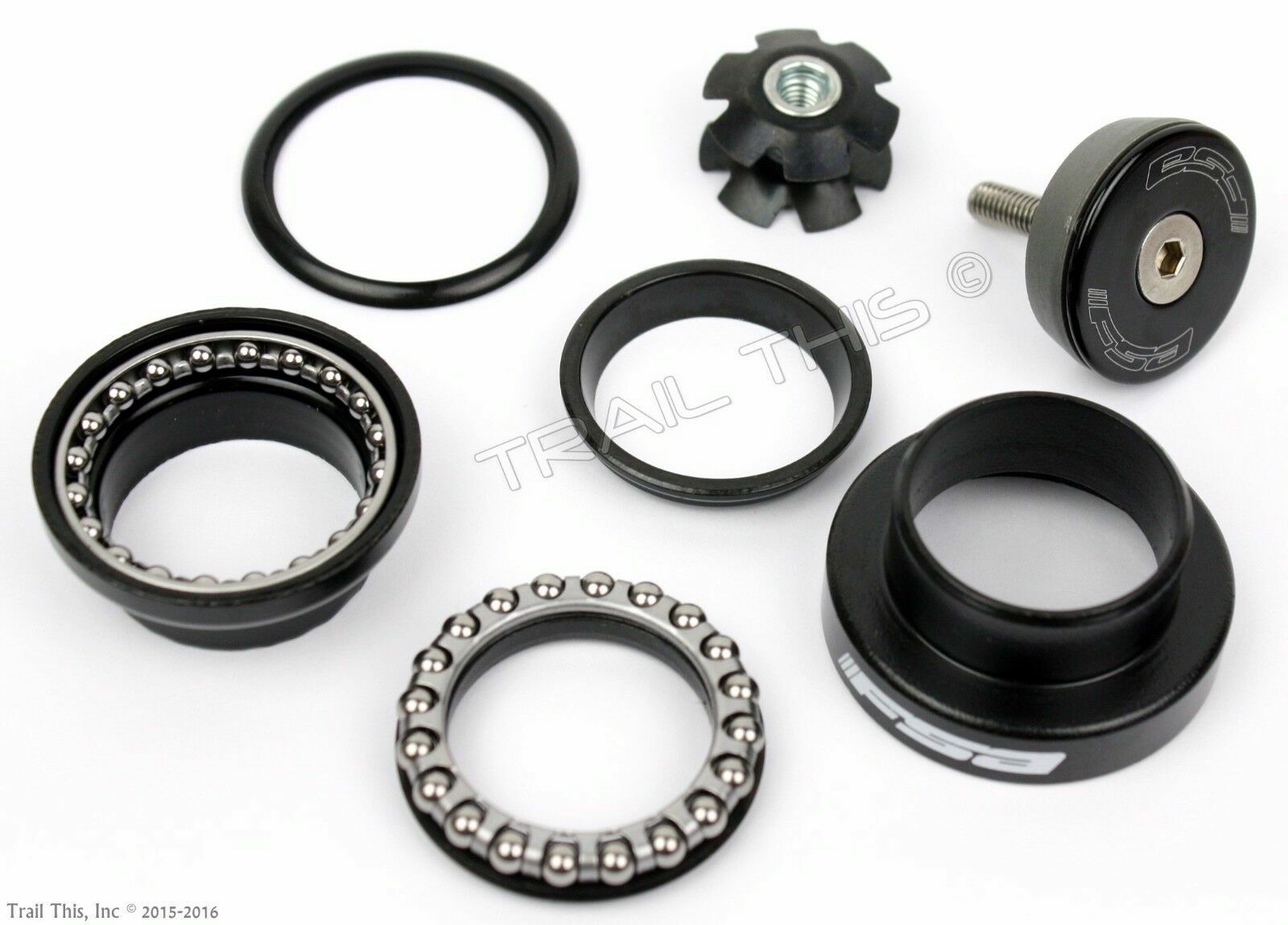 FSA Hammer 1-1/8″ Threadless Heavy-Duty Headset Oversized BMX MTB Bike – Black