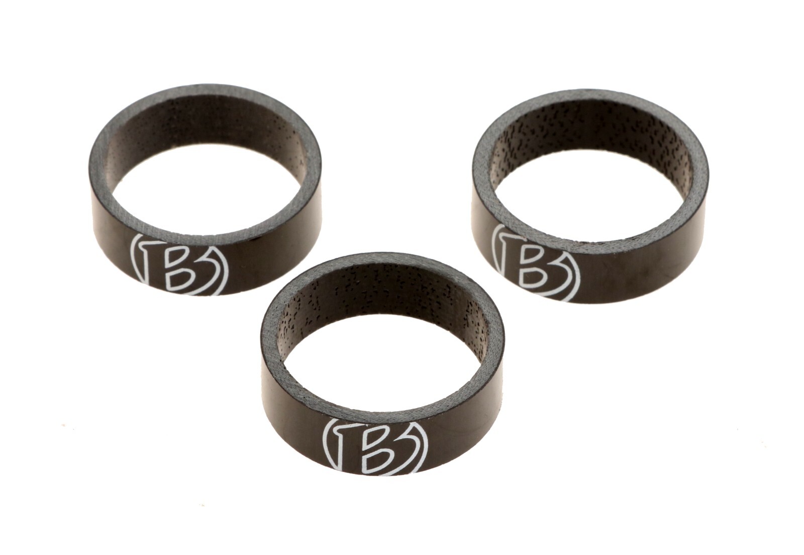 Bontrager 1 1/8″ Carbon Spacer 10mm 1cm Tall Bike Headset Spacer – 3-Pack – NEW