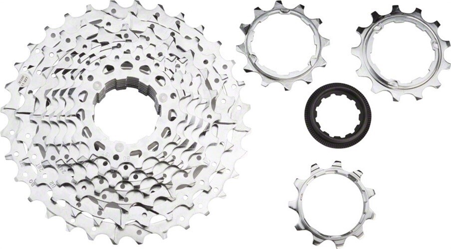 microSHIFT H10 Cassette – 10 Speed, 11-32t, Silver, Chrome Plated