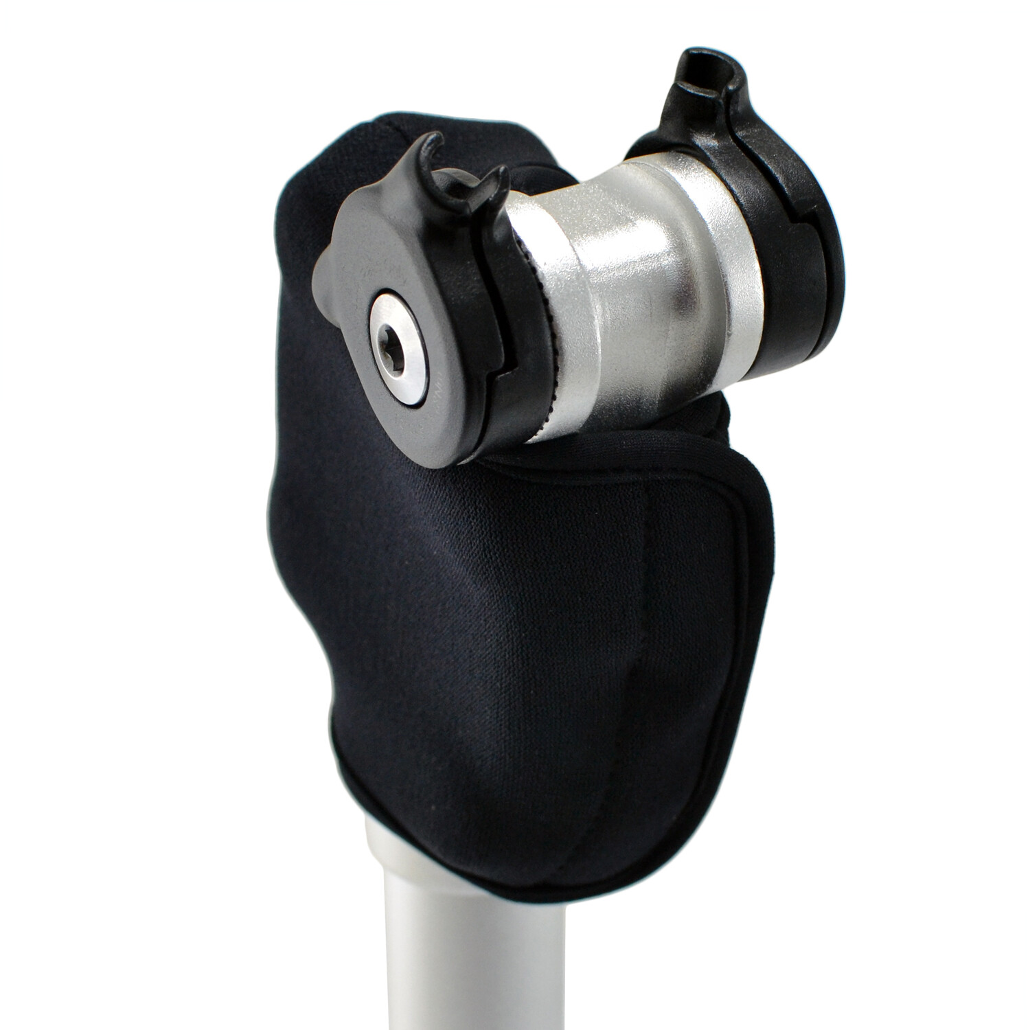 SR SUNTOUR SP12 NCX Suspension Seat Post w/ Protective Cover 27.2X350mm , Silver