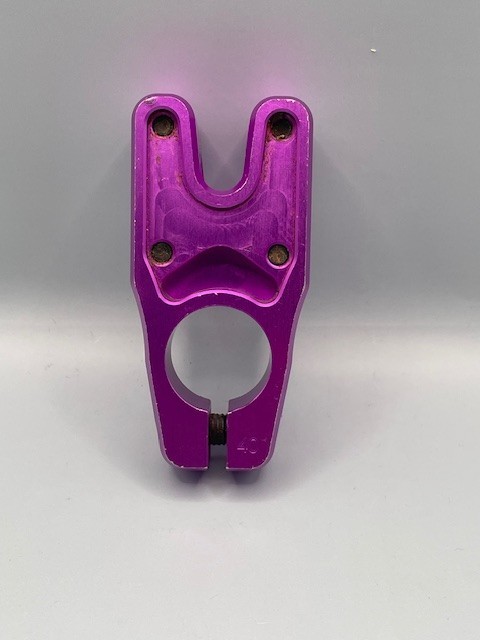 Tangent Split Top Load Stem – Purple – 1″ – 40mm – BMX – Racing – USA BMX