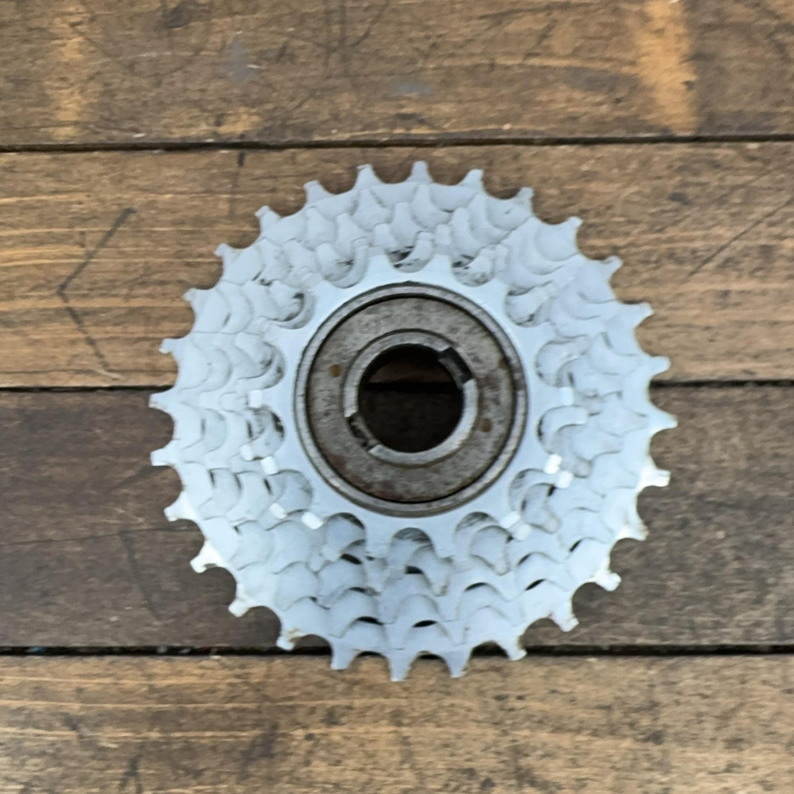 Vintage Suntour Freewheel 6 Speed 14-28T 28T Silver Steel 35×24 Japan Road