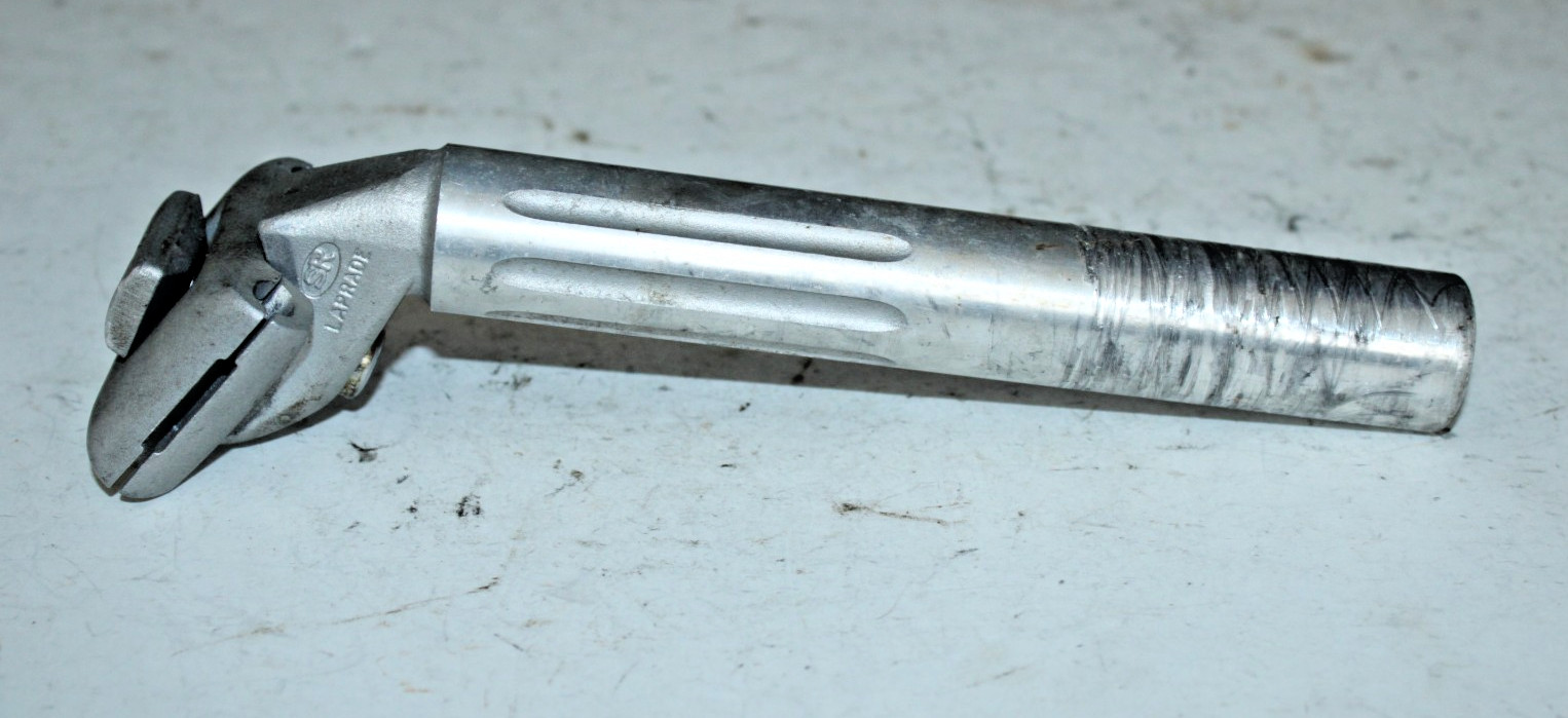 SR Laprade Seatpost Seat Tube 190/26.2mm 25mm Offset Silver Road Commuter Cafe ~
