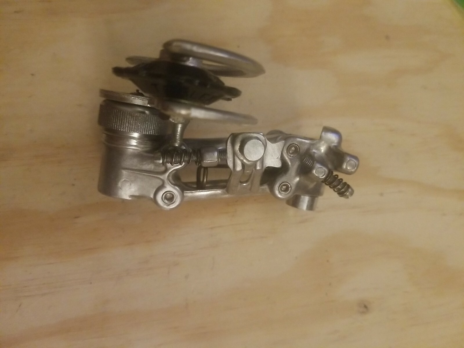 [7.31] VINTAGE TRIPLEX SPORT SHORT CAGE REAR DERAILLEUR – SILVER NOS