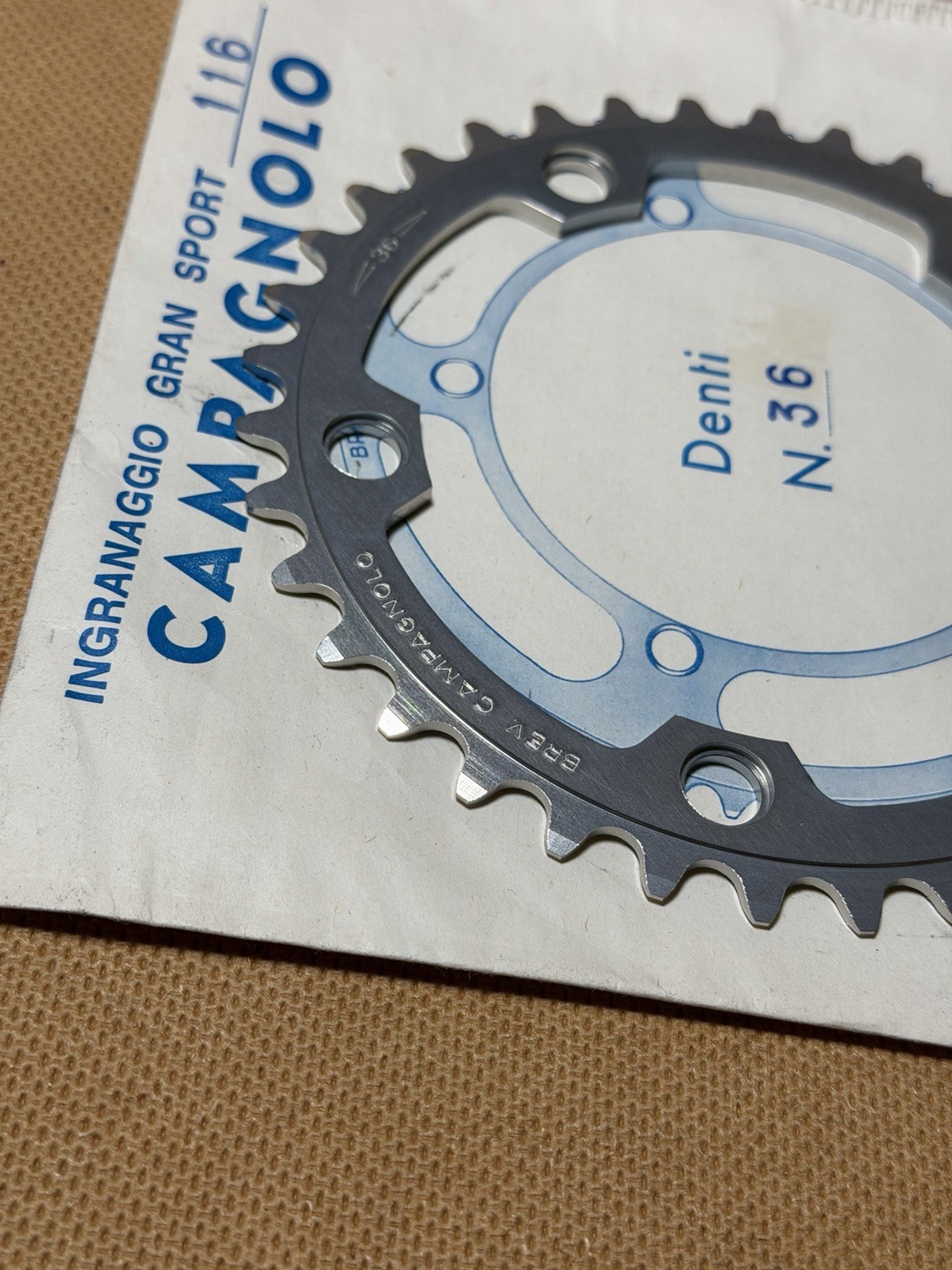 NOS Vintage Campagnolo Gran Sport 36T Chainring 116 BCD For GS Triomphe Victory