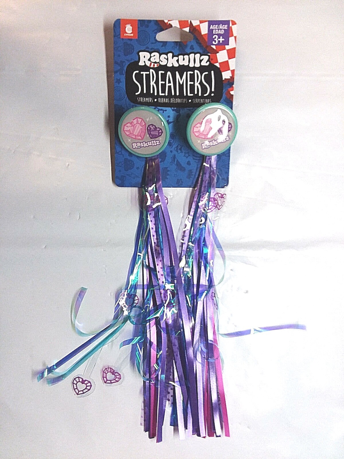 Raskullz 1 Pr Kids Bicycle Scooter Handlebar Streamers Sparkle Tassel Ribbon NEW