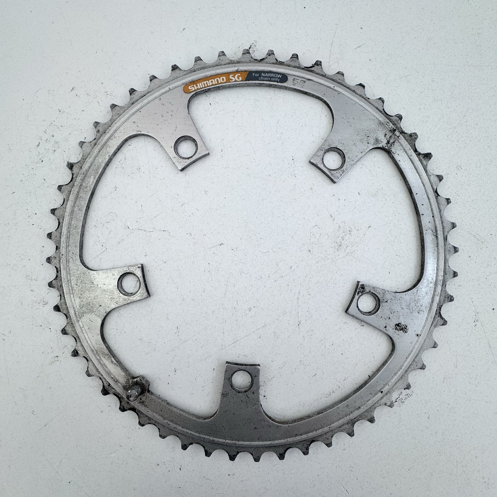 Vintage Shimano Chainring 52 Tooth 130 BCD SG Silver 52t Alloy 90s MTB Road A81
