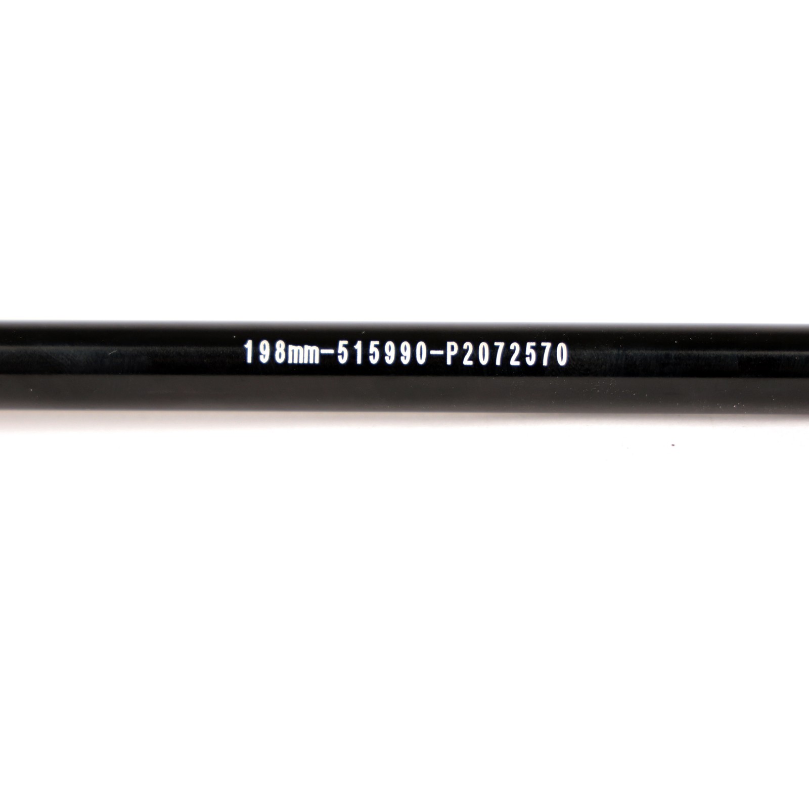 DT Swiss RWS MTB Thru Axle, M12 x 1.75mm Thread Pitch, 198mm Length, 515990, Alu