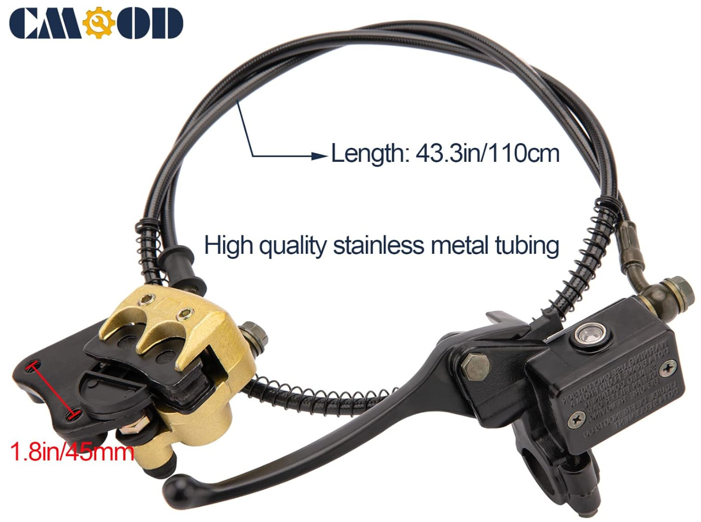 50-125cc ATV SSR Dirt/Pit Bike Front Disc Brake Master Cylinder Caliper Kit