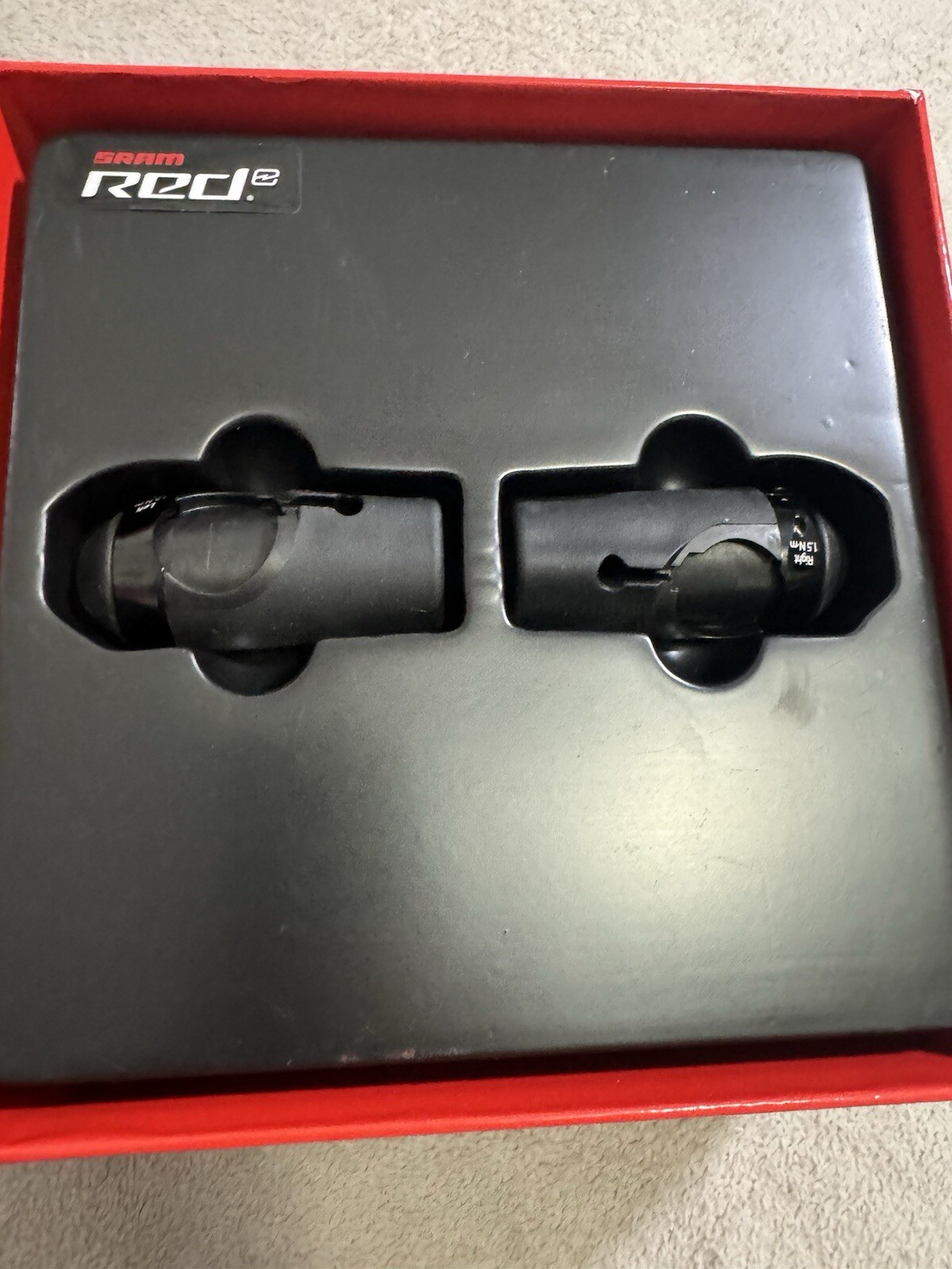 SRAM Red eTap Electronic Blip Grip Aero Pair Black (BLIPS NOT INCLUDED)