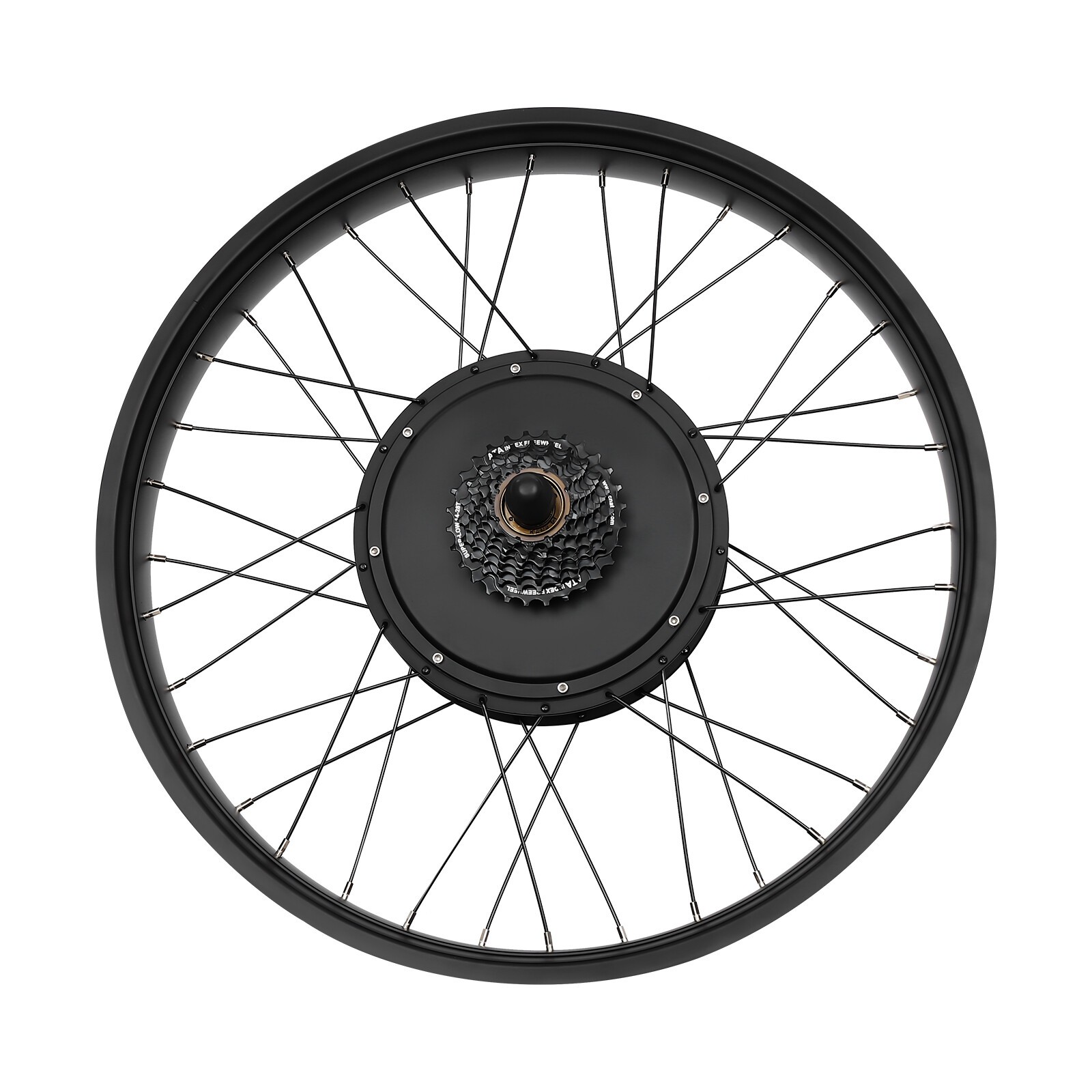 26″ Fat Tire Electric Bike Rear Wheel Motor Conversion Kit Hub Motor 48V 1000W